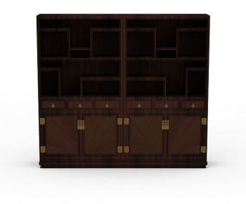 Chinese Style Bookcase-ID:107541183