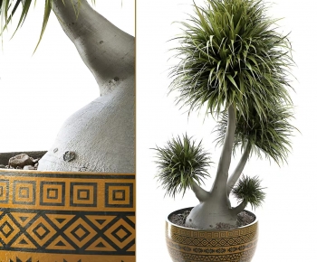Modern Ground Green Plant Potted Plants-ID:888999941