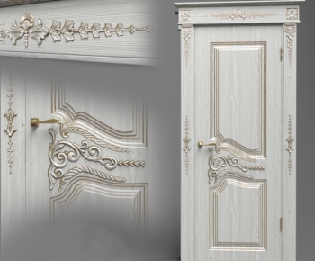 European Style Solid Wood Door-ID:378386971