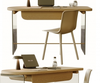 Modern Computer Desk And Chair-ID:167071109