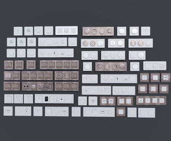 Modern Switch Socket Panel-ID:817615036