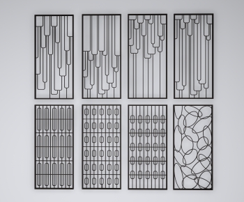 Modern Metal Screen Partition-ID:992914922