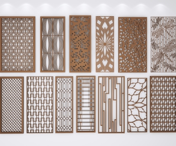 Modern Metal Screen Partition-ID:751821049