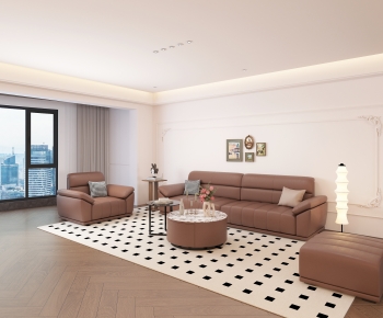 Modern A Living Room-ID:342492103