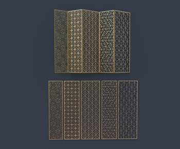 Modern Metal Screen Partition-ID:159954071