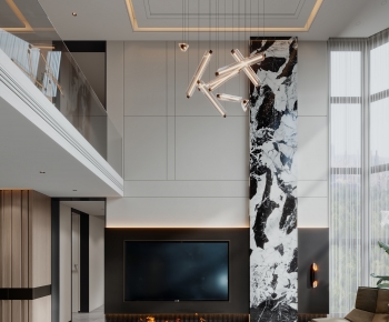 Modern A Living Room-ID:157449286