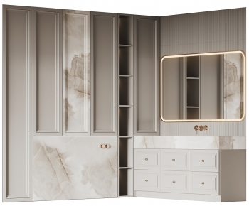 Modern Bathroom Cabinet-ID:251635079
