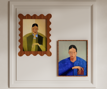 法式中古风装饰挂画组合-ID:863465075