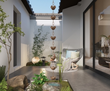 New Chinese Style Courtyard/landscape-ID:388283016