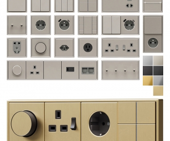 Modern Switch Socket Panel-ID:209041129