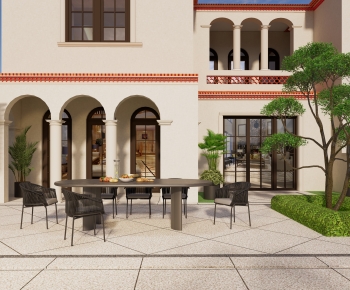 American Style Courtyard/landscape-ID:673863894