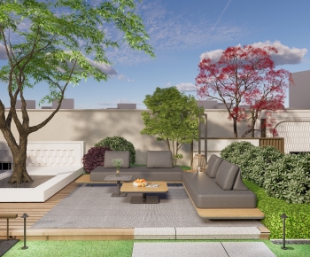 Modern Courtyard/landscape-ID:634557967