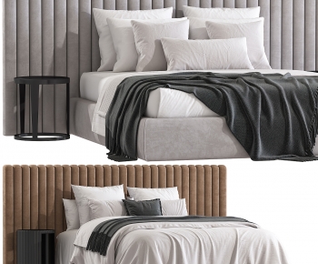 Modern Double Bed-ID:182338008