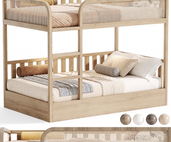 Nordic Style Bunk Bed-ID:742509498