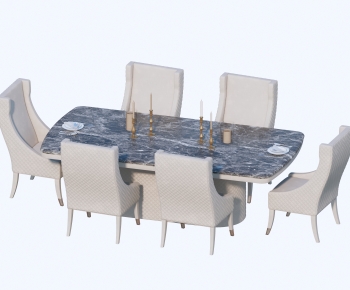 Modern Dining Table And Chairs-ID:984909548