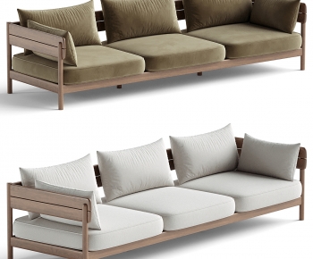 Modern Three-seat Sofa-ID:417792081