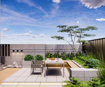 Modern Courtyard/landscape-ID:964351896