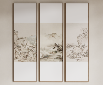 新中式装饰挂画组合-ID:482362036