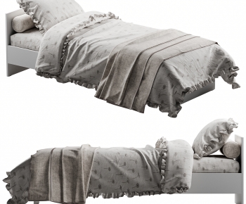 Modern Single Bed-ID:826401958