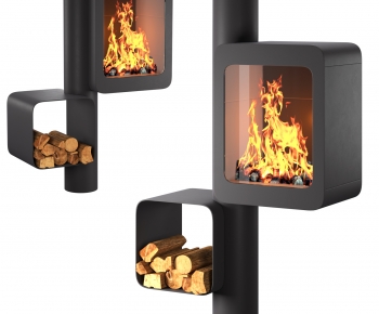 Modern Fireplace-ID:964118967
