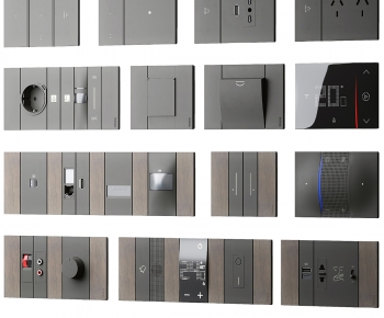 Modern Switch Socket Panel-ID:665272952