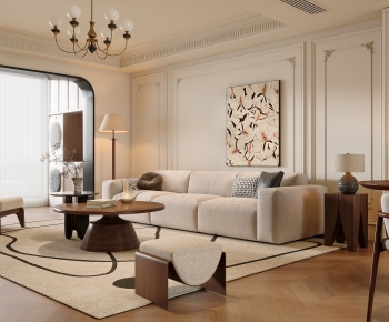 French Style A Living Room-ID:623950963