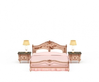 European Style Double Bed-ID:766599228