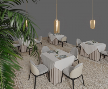 Modern Dining Table And Chairs-ID:124793051
