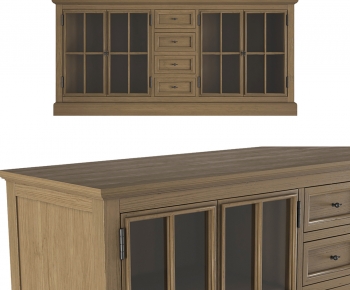 European Style Side Cabinet-ID:111191994