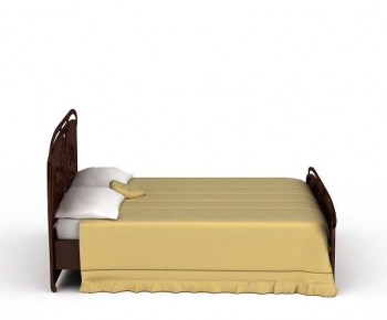 Modern Double Bed-ID:175040968