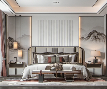 New Chinese Style Bedroom-ID:150051124
