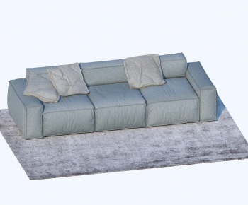 Modern Three-seat Sofa-ID:310385944