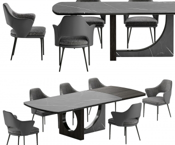 Modern Dining Table And Chairs-ID:246577027