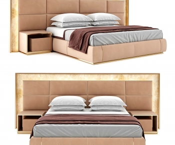 Modern Double Bed-ID:287734033