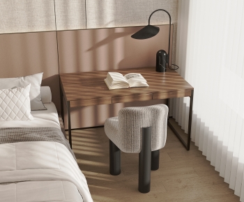 Modern Computer Desk And Chair-ID:994787934