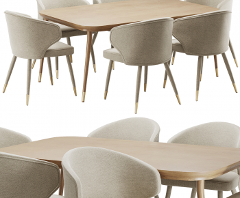 Modern Dining Table And Chairs-ID:716121919
