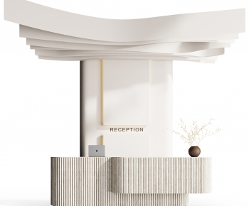 Modern Reception Desk-ID:103133924
