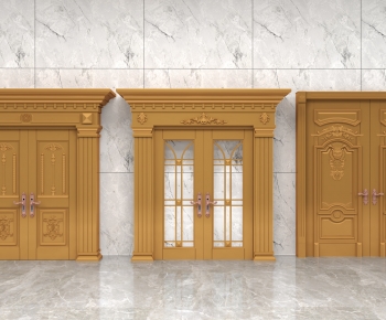 New Chinese Style Entrance Door-ID:418117056