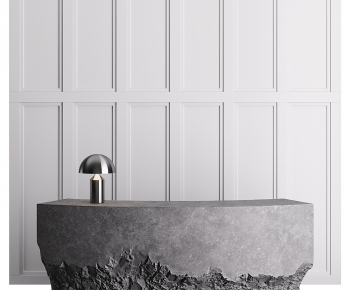 Wabi-sabi Style Reception Desk-ID:857948062