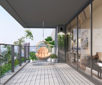 Modern Leisure Balcony-ID:580230959