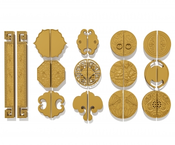 Chinese Style Door Handle-ID:992920489