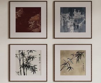 新中式装饰挂画组合-ID:944144014