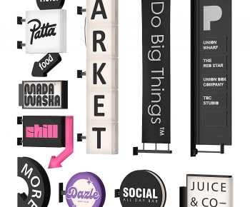 Modern Guide Board/bulletin Board-ID:139379986