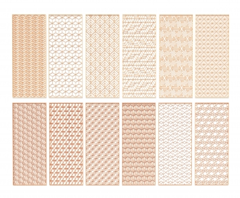 Modern Metal Screen Partition-ID:216473108