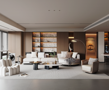 Modern A Living Room-ID:968375921