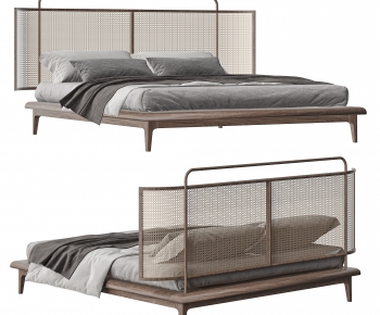 Modern Double Bed-ID:418977985