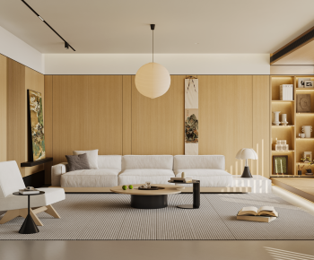 Modern A Living Room-ID:621754884