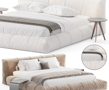 Modern Double Bed-ID:719703914