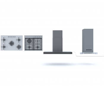 Modern Kitchen Electric Gas Range-ID:646626958