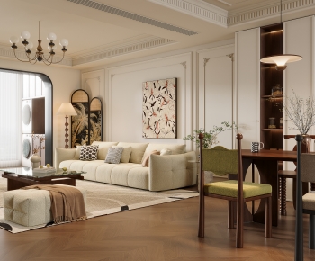 French Style A Living Room-ID:309803968